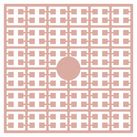 Pixelhobby Midi Perler 129 Lys Pink 2x2mm - 140 pixels