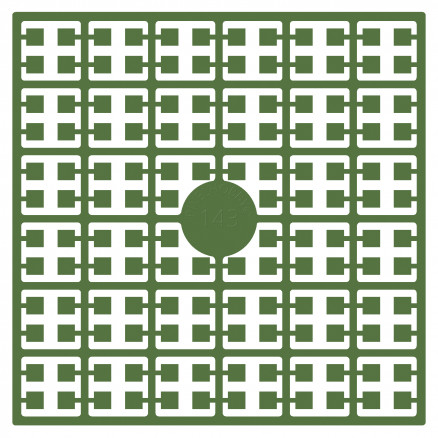Pixelhobby Midi Perler 143 Lys Pistaciegrøn 2x2mm - 140 pixels