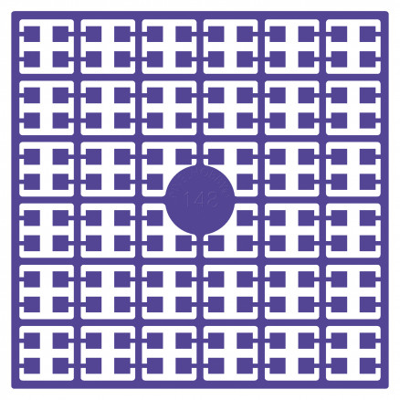 Pixelhobby Midi Perler 148 Meget mørk Lilla 2x2mm - 140 pixels