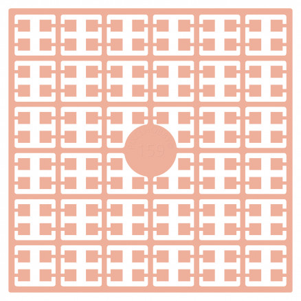 Pixelhobby Midi Perler 159 Fersken hudfarve 2x2mm - 140 pixels