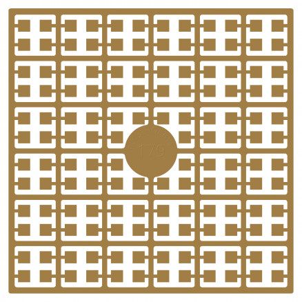 Pixelhobby Midi Perler 179 Bronze hudfarve 2x2mm - 140 pixels