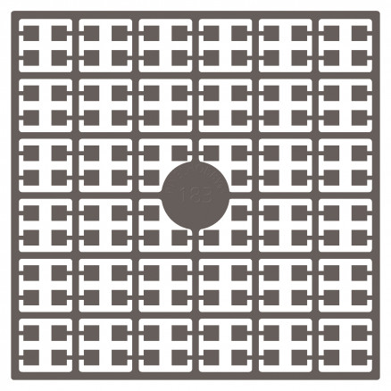 Pixelhobby Midi Perler 183 Mørk Grå 2x2mm - 140 pixels