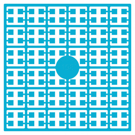 Pixelhobby Midi Perler 198 Lys Marineblå 2x2mm - 140 pixels