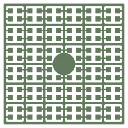 Pixelhobby Midi Perler 201 Bregne 2x2mm - 140 pixels