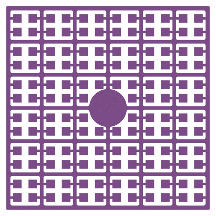 Pixelhobby Midi Perler 207 Mørk Violet 2x2mm - 140 pixels