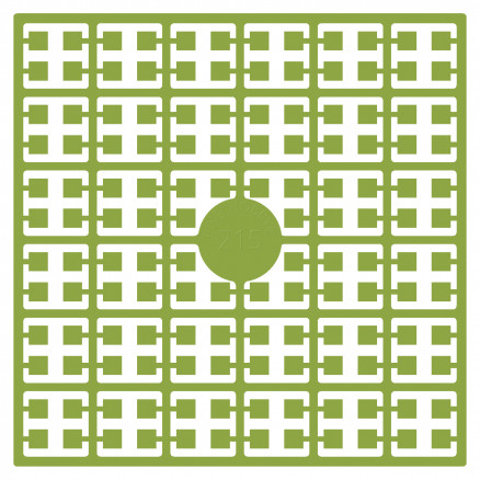 Pixelhobby Midi Perler 215 Mos Grøn 2x2mm - 140 pixels