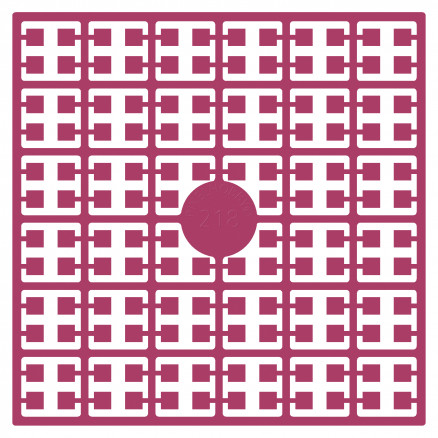 Pixelhobby Midi Perler 218 Mørk Cerise 2x2mm - 140 pixels