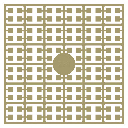 Pixelhobby Midi Perler 228 Mat Brun 2x2mm - 140 pixels