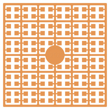 Pixelhobby Midi Perler 252 Lys Orange 2x2mm - 140 pixels
