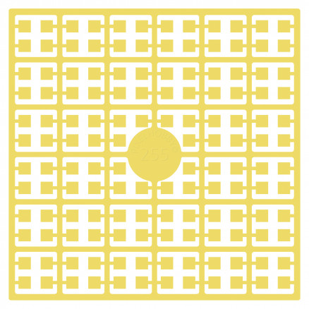 Pixelhobby Midi Perler 255 Ekstra lys Topaz 2x2mm - 140 pixels