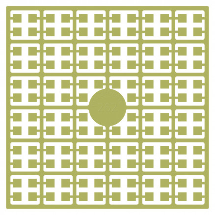 Pixelhobby Midi Perler 262 Lys Oliven Grøn 2x2mm - 140 pixels