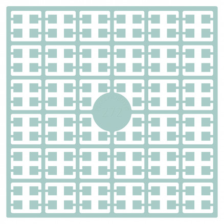 Pixelhobby Midi Perler 272 Meget lys Turkisblå 2x2mm - 140 pixels