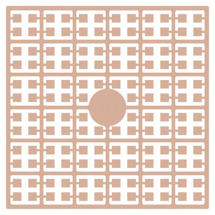 Pixelhobby Midi Perler 273 Lys Fersken hudfarve 2x2mm - 140 pixels