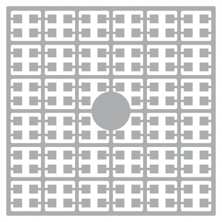 Pixelhobby Midi Perler 277 Lys Perlegrå 2x2mm - 140 pixels