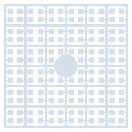 Pixelhobby Midi Perler 316 Sky blå 2x2mm - 140 pixels