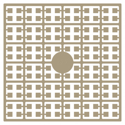 Pixelhobby Midi Perler 327 Ekstra lys Beige Brun 2x2mm - 140 pixels