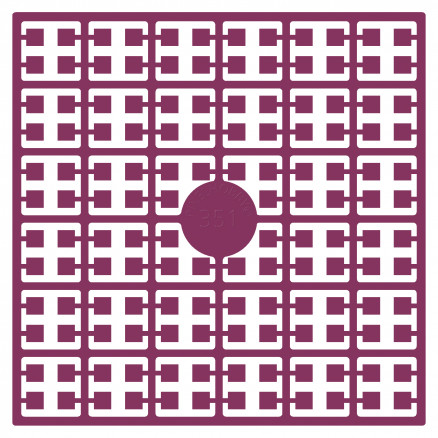 Pixelhobby Midi Perler 351 Lilla Violet 2x2mm - 140 pixels