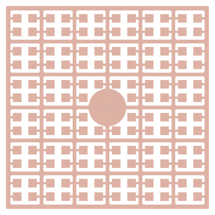 Pixelhobby Midi Perler 385 Ekstra lys Støvet Rosa 2x2mm - 140 pixels