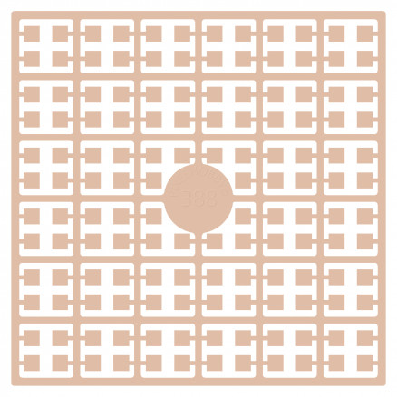 Pixelhobby Midi Perler 388 Mørk Fersken hudfarve 2x2mm - 140 pixels