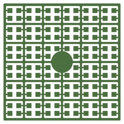 Pixelhobby Midi Perler 398 Dyb Skovgrøn 2x2mm - 140 pixels