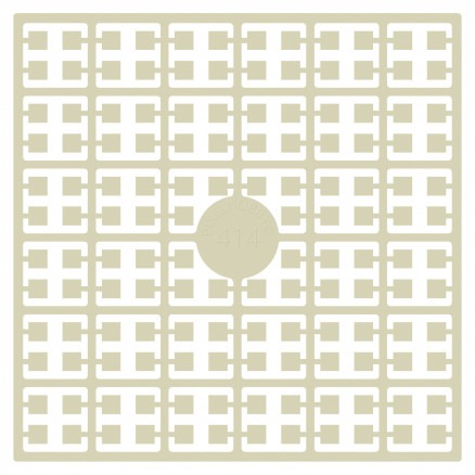 Pixelhobby Midi Perler 414 Ekstra lys Mokka 2x2mm - 140 pixels