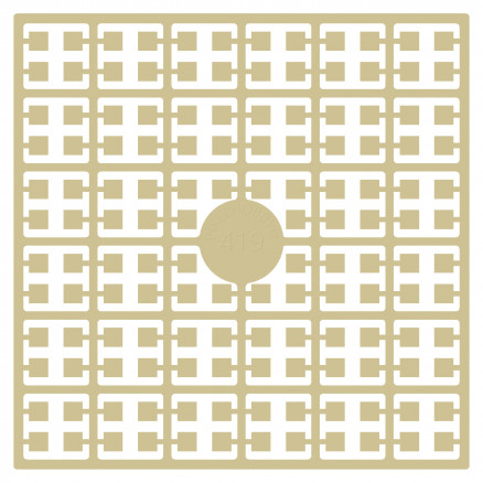 Pixelhobby Midi Perler 419 lys Gul Beige 2x2mm - 140 pixels
