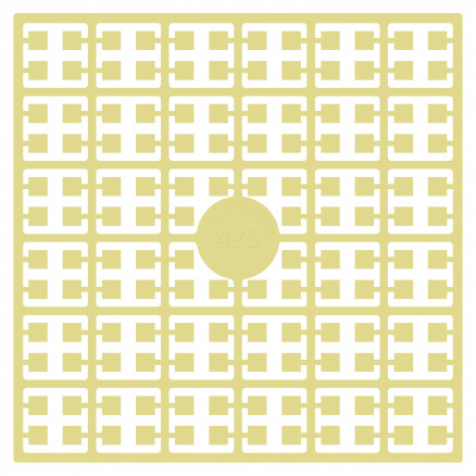 Pixelhobby Midi Perler 425 Ekstra lys Gylden Gul 2x2mm - 140 pixels