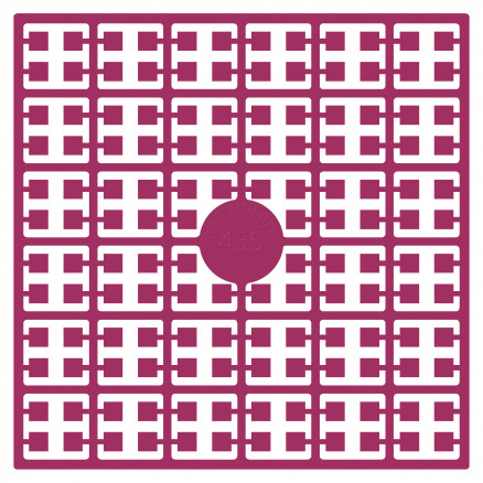 Pixelhobby Midi Perler 435 Meget mørk Gammelrosa 2x2mm - 140 pixels