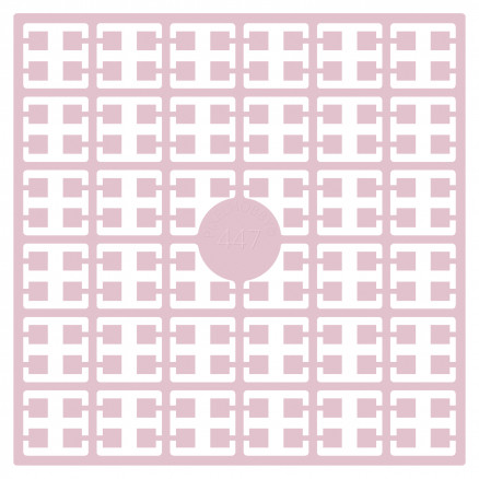 Pixelhobby Midi Perler 447 Meget lys Støvet Lilla 2x2mm - 140 pixels
