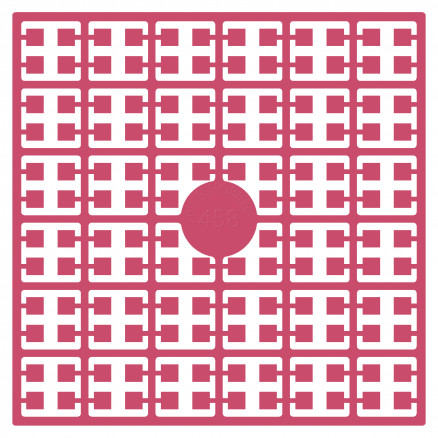 Pixelhobby Midi Perler 458 Mørk Gammelrosa 2x2mm - 140 pixels
