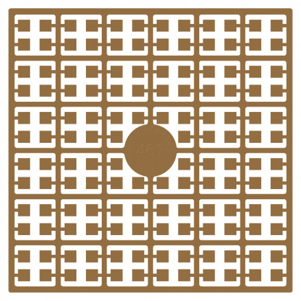 Pixelhobby Midi Perler 461 Lys Mahognibrun 2x2mm - 140 pixels
