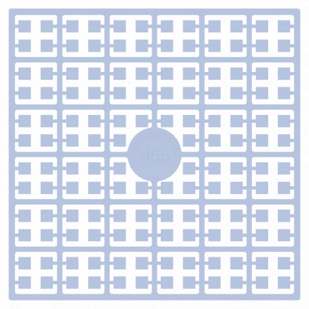 Pixelhobby Midi Perler 466 Ekstra Lys Støvet Blå 2x2mm - 140 pixels