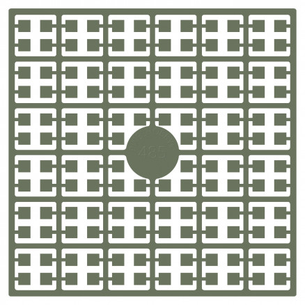 Pixelhobby Midi Perler 485 Mørk Gråbrun 2x2mm - 140 pixels