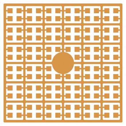 Pixelhobby Midi Perler 514 Ekstra lys Gyldenbrun 2x2mm - 140 pixels