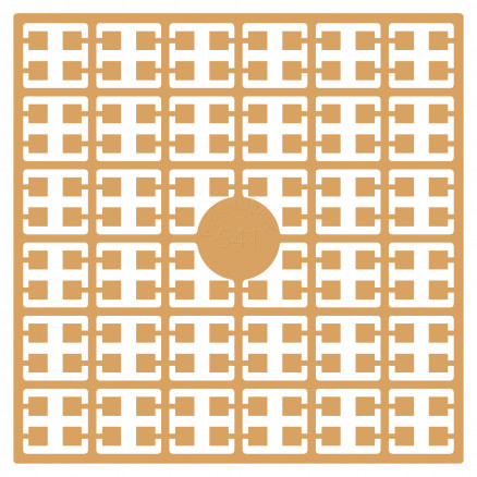 Pixelhobby Midi Perler 541 Gylden Guld 2x2mm - 140 pixels