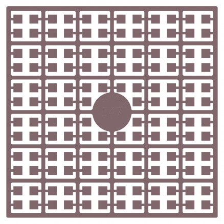 Pixelhobby Midi Perler 547 Støvet Gammelrosa2x2mm - 140 pixels
