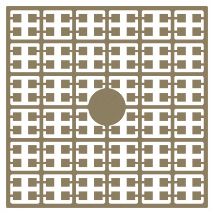 Pixelhobby Midi Perler 550 Medium Mokka Beige 2x2mm - 140 pixels