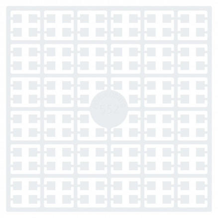 Pixelhobby Midi Perler 552 Sne Hvid 2x2mm - 140 pixels