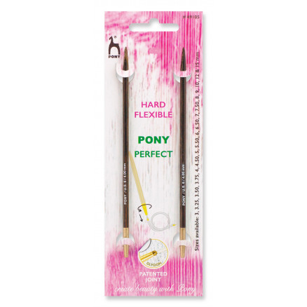 Pony Perfect Korte Udskiftelige Rundpinde Træ 10,5cm 3,00mm / US2½