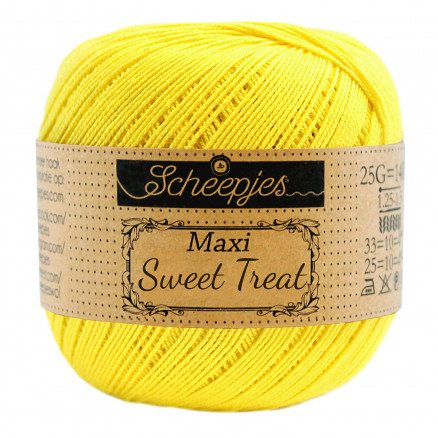 Scheepjes Maxi Sweet Treat Garn Unicolor 280 Lemon