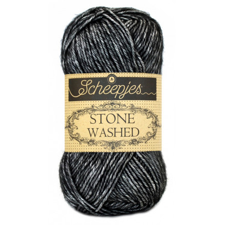 Scheepjes Stone Washed Garn Mix 803 Black Onyx