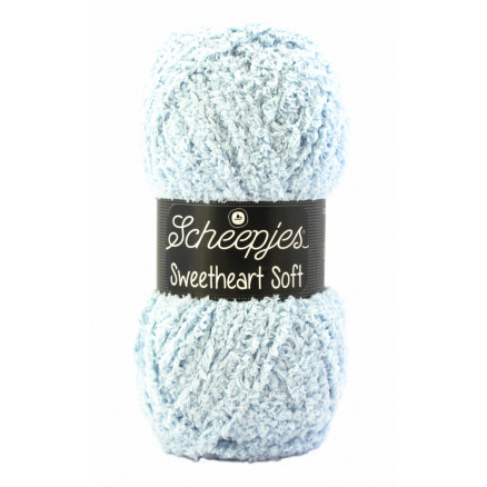 Scheepjes Sweetheart Soft Garn Unicolor 8 Lyseblå