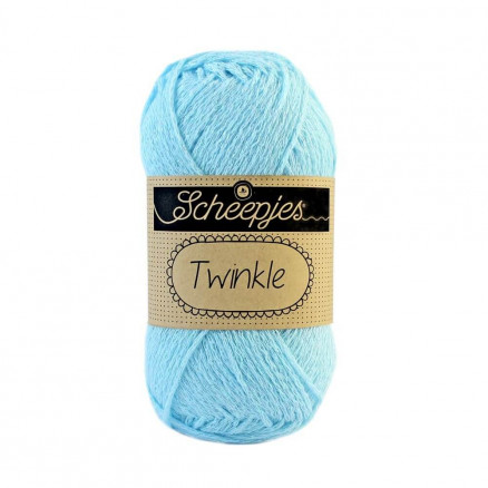 Scheepjes Twinkle Garn Glimmer 919 Baby blå