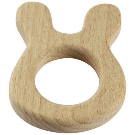 Træring Kanin 4,8x6,1cm - 1 stk