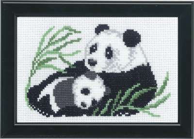 Broderi Kits - Panda m/unge