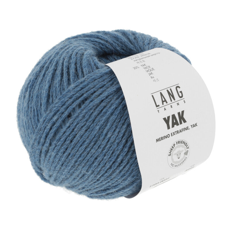 Lang Yarns Yak - Azure Melange - 021