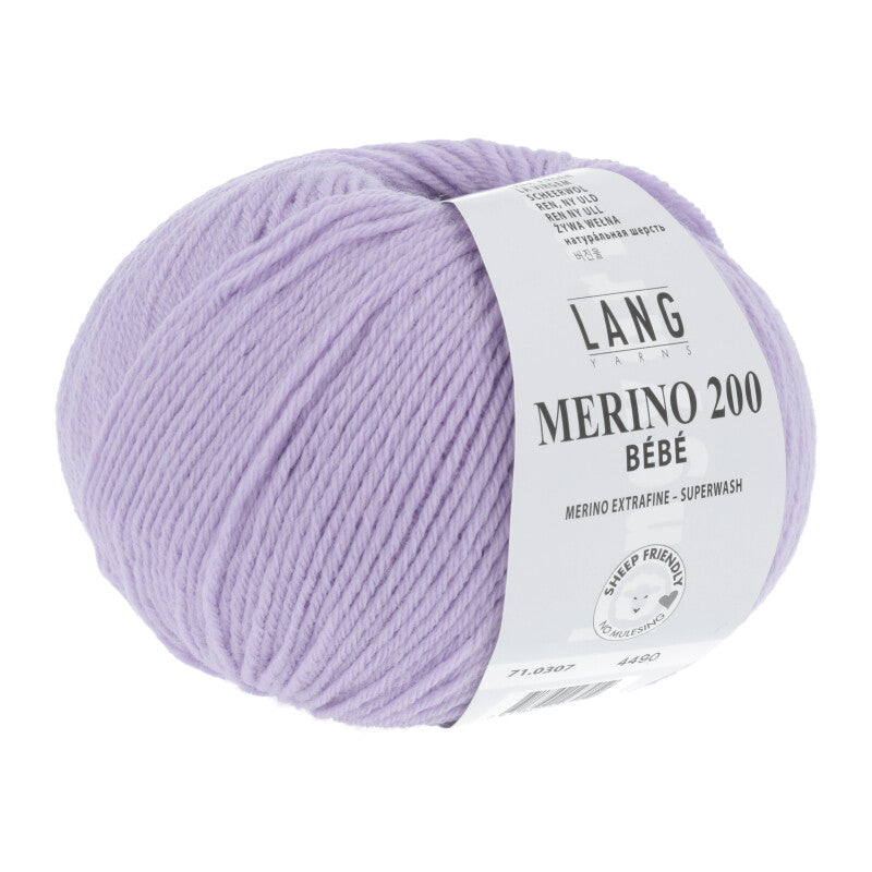 Lang Yarns Merino 200 bebe - Lavender - 307