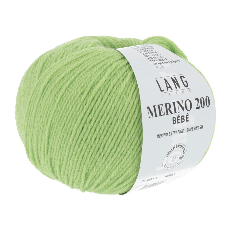 Lang Yarns Merino 200 bebe - Apple - 316
