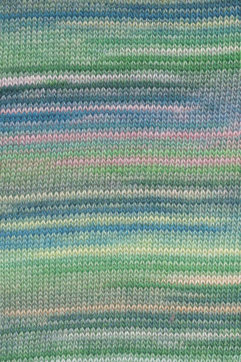 Lang Yarns Mille Colori Baby - Grøn/Petrol/Rosa - 0209