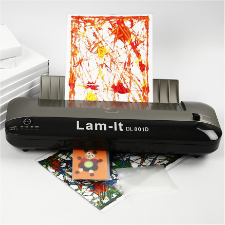 Lamineringsmaskine, A3, ark 297x420 mm, tykkelse 80-150 my, 1 stk.